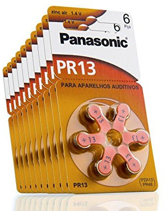 Panasonic PR13 Hörgerätbatterien, 120 Stück