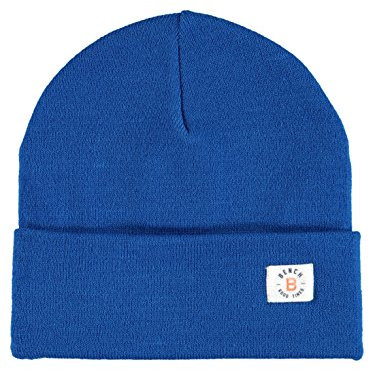 Bench Jungen Turn UP Beanie Mütze, Blau (Dark Blue Bl103), S