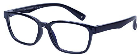 JoXiGo Kinder Brille Ohne Stärke Blaulichtfilter UV Blockieren TR90 Rahmen mit Einstellbare Brillenband + Brillenetui