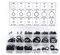 FTVOGUE O-Ring 225 Stück Gummiringe Schwarz 18 Verschiedene Dichtungen Dichtungsring Sortiment Auto Reparatur