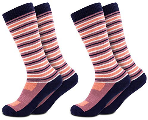 Occulto Kinder Skisocken 2er Pack (Modell: Mondi) Lila 27-30