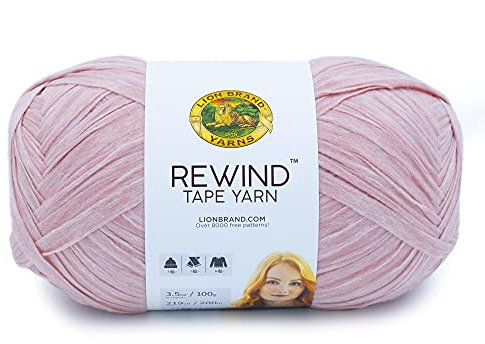 Lion Brand Yarn 523-139 Rückspulen Garn, Polyester, Mahagoni-Rose, 1 Pack, 200 Meter