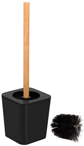 bremermann Brosse WC Calvi en Bambou et Plastique - Brosse WC (Noir)