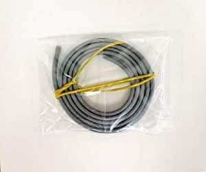 6 mm Twin and Earth 6242Y Flat Grey Electric Cable - 1 metre Cut Length + Free 50cm of earth sleeving…