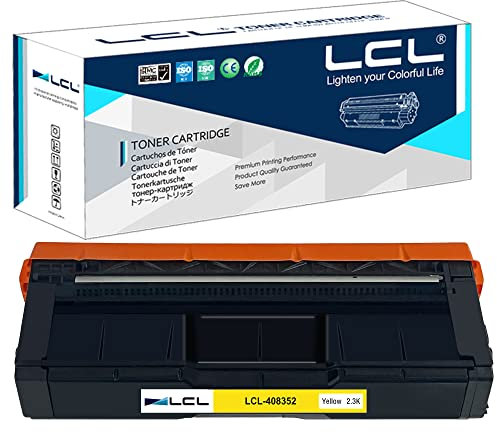 LCL Remanufactured Toner 408355 M C250 M C250FWB PC300W als Ersatz für Ricoh M C250 M C250FWB PC300W (Gelb)