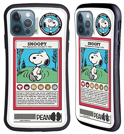 Head Case Designs Offiziell Offizielle Peanuts Snoopy-Karte Trends Hybride Handyhülle Hülle Huelle kompatibel mit Apple iPhone 12 / iPhone 12 Pro