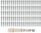 100PCS Goujons de Voiture Anti-dérapant, MoreChioce 12mm Goujons de Pneu en Alliage Clou de Neige de Pneu de Roue Antidérapant Goujons de Pneu pour Camion Voiture Moto SUV ATV