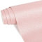 ZAIONE Rosa Kunstlederrolle: 30 cm x 135 cm, Perlglanz, hellrosa, weiches Kunstledergewebe, metallisches PU-Material für Taschen, Schleifen, Ohrringe, DIY Handwerk