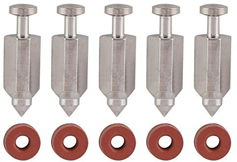 Uadme 5 stücke Vergaser Vergasernadel Sitzdichtung Reparatursatz Vergaser Schwimmerventil Nadelsatz für 398188
