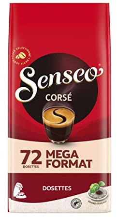 Senseo Vollmundiger Kaffee in Kaffeepads Mega-Format x72 – 500 g