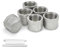 Bwintech 6 Pièces 1/2 femelle BSP filetage Acier inoxydable 304 femelle capuchon hexagonal douille tuyau bouchon raccords connecteur pour tuyau connexion Conversion
