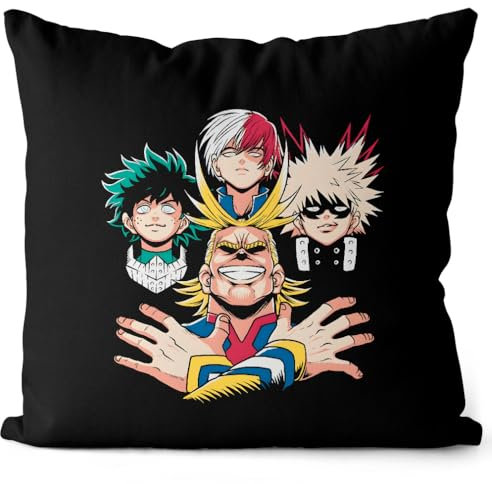style3 Academia Rhapsody Kissen mit Füllung 40cm Baumwolle Superhero Japan Academy Manga