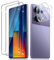 Liilaa Protector de Pantalla para Xiaomi Poco M6 Pro 4G, 2 Piezas Cristal Templado y 2 Piezas Protector de Lente de Cámara, Anti Arañazos Dureza 9H Vidrio Templado