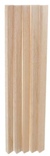 Ensemble de baguettes triangulaires en bois de balsa – Parfait pour les travaux manuels – Lot de 5-style2-style2