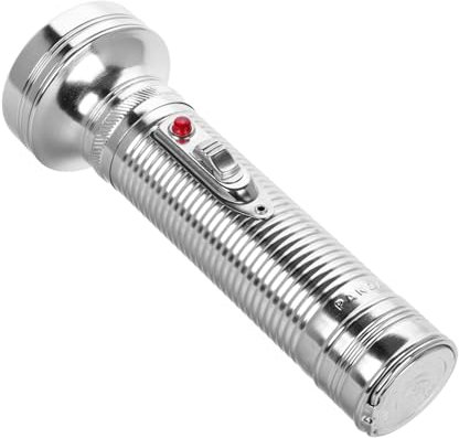 WATIIFUFU Lampe De Poche Vintage Métal Pour Usage Domestique Torche Rétro à Piles Petite Lampe De Poche Portable