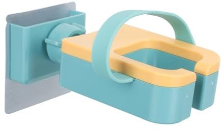Didiseaon 1pc Hair Dryer Holder Bathroom Wall Rack Hair Dryer Stand Bathroom Hair Dryer Wall Mounted Clothes Hanger Wall Hair Dryer Rack Toilet Holder Stand Power Tool Holder Green Plastic