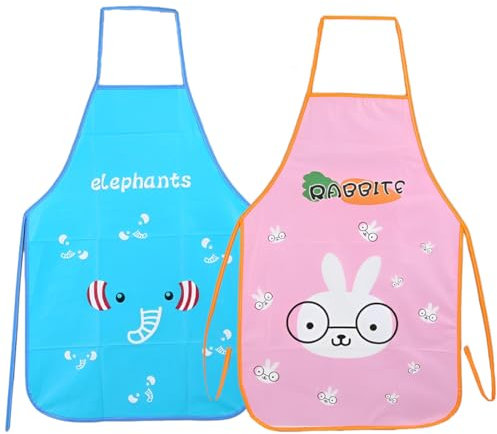 Impermeable y Antiincrustante Delantal Infantil Cocina,Delantales Cocina Niños para Pintar,Cocinar,Hornear,Jardín,Cocina, Delantales para Niños, Delantal Infantil