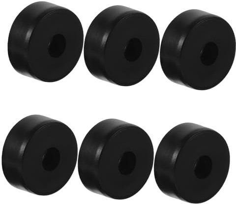 HOMSFOU 6pcs Speaker Feet Rubber Isolation Pads for Subwoofer Stand Sound Isolation Pads Record Player Feet Floor