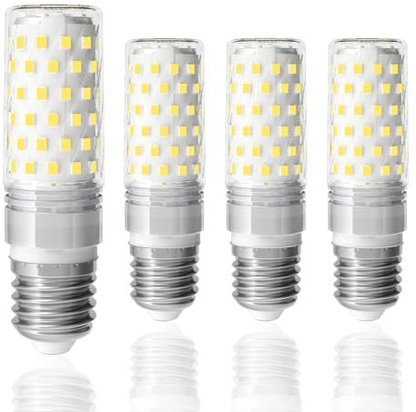 LUTW Ampoule E27 Maïs, 10W Ampoules LED Équivalent 130W Halogène, 1510LM Ampoule LED E27 Blanc Froid 6000K, Gros Culot à Vis pour Lustre, AC 220-240V, Non Dimmable, Lot de 4