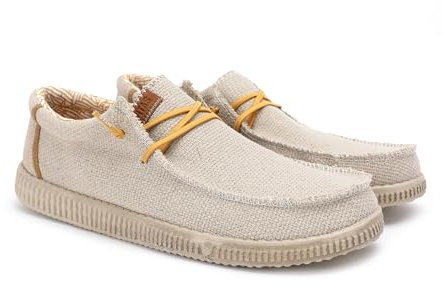 PITAS | WP150 Steve | Mocasines de Hombre | Náuticos Casual | Zapatillas de Verano | Zapatos Casuales y Cómodos | Zapatos Walkinpitas | Beige 44