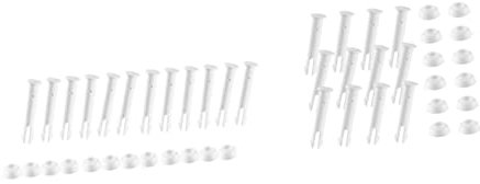 Sosoport 20stücke Pool-verbindungsstifte Aus Kunststoff Für Außenbecken Abs-Material Einfache Handinstallation Für Runde Schwimmbecken Mit Metallrahmen Mit Kappen Für Transport Und Lagerung