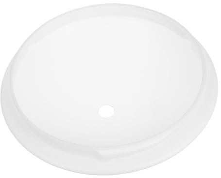 TOPPERFUN lámpara de techo reemplazo de pantalla de luz de vidrio globos de ventilador de techo luz de techo de cristal cubierta de luz de plástico tapas de café de polivinilo