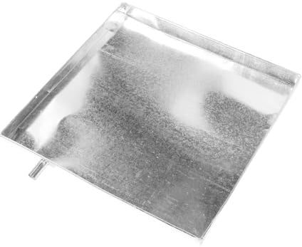 Bac de Drainage Argenté en Fer et Plastique, Stable, Anti-fuite | Condensat, de Recuperation de Climatiseur, Recuperateur de Condensat, Protège le Sol des Éclaboussures