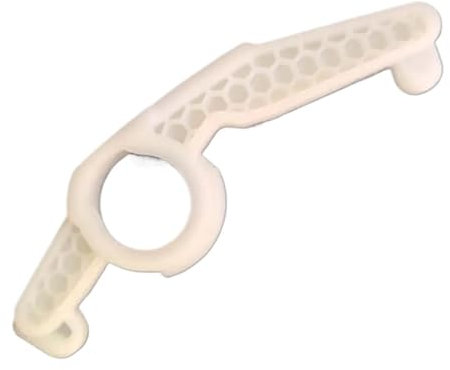 ADMPSXIC Compatibile con Beko, Maniglia for Porta Lavatrice a cestello WDW8512S WCY81231PTMLSI(White Handle)