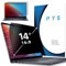 PYS Protezione schermo privacy 360 ° 14 pollici 16:9 monitor del computer portatile antiriflesso filtro anti impronte digitali per Hp/Dell/Acer/Lenovo/ThinkPad/Samsung/Asus/Sony