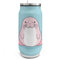 Yexignaon Cute Seal - Botella de agua de acero inoxidable con pajilla, termo de 16 onzas para bebidas calientes, botella de agua aislada a prueba de fugas para viajes de la vida diaria