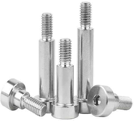 304 Bulloni ad alta resistenza con testa esagonale ad alta resistenza M2, M2,5, M3, M4, M5, M6, M8, M10, ad alta resistenza, con testa esagonale, 6 mm, D6 x M5 (5 pezzi)