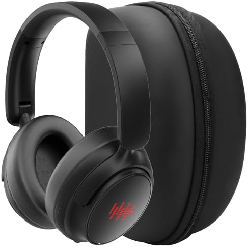 iMangoo Bluetooth Kopfhörer Over Ear, Hybrid Active Noise Cancelling | 20h Spielzeit im ANC-Modus,Hi-Res Audio tiefer Bass, Leicht Faltbar, Wireless Headphone Mit Tragetasche für iPhone/Samsung/PC