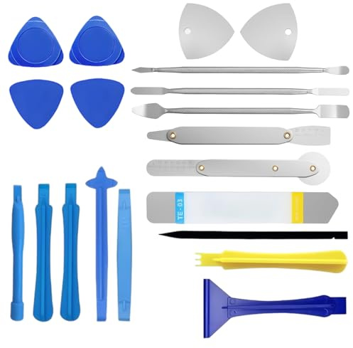 20 Stück Handy Reparatur Werkzeug Set,Ultradünn Spudger,Handy Reparatur Hebelwerkzeug,Metall Für Langlebigkeit,Kunststoff Für Antistatische Eigenschaften,Geeignet Für Mobiltelefone,Laptops Und Tablets