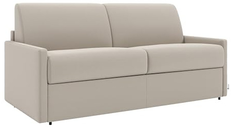 Vente-unique - Schlafsofa 3 Calife - Polyester - beige