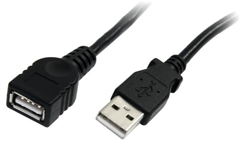 StarTech.com USBEXTAA6BK - Cable de extensión alargador (USB 2.0, Hi Speed, 1.8 m) Negro