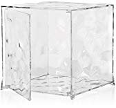 Kartell Optic Contenitore, con antina, Cristallo