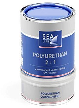 SEA, LINE 2K Polyurethan Bootslack 0,75 l, Farbe:hellblau