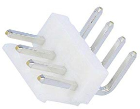 5X B4PS-VH Socket Wire-Board Male VH 3.96mm PIN: 4 THT 250V 10A -25-85°C JST