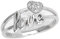 ESPRIT Damen-Ring JW52882 Messing rhodiniert Zirkonia transparent Gr. 54 (17.2)-ESRG02773A170