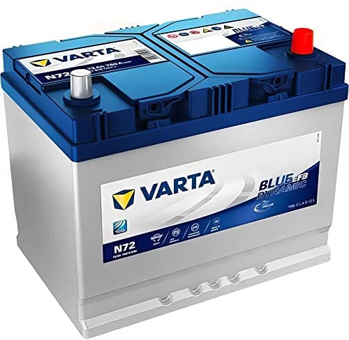 Batteria VARTA N72, serie Blue Dynamic EFB, 12 V, 72 Ah, 760 A, 261 x 175 x 220 mm
