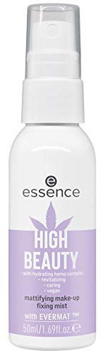 ESSENCE High Beauty Spray Fixatrice, matifiante et hydratante, fixe le maquillage durablement, 50 ml.