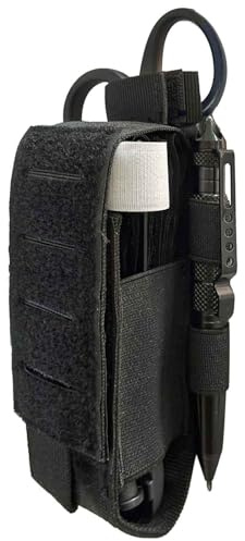 2 Piece Upgrade Laser Cut 1000D Molle Torniquet Pouch, Tactical Medical Tourniquet Pouch Holster