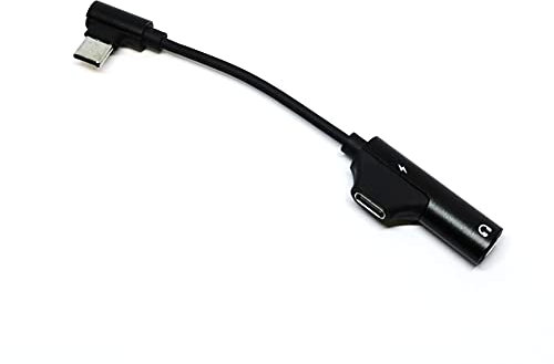 fonefunshop Adattatore splitter per cuffie jack da 3,5 mm di tipo C per telefono di tipo C