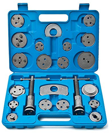 Froadp Bremskolbenrücksteller, 23-tlg Kolbenrücksteller Kit für Bremskolbens Zurückstellen, Universell Bremskolben Instandsetzung Kolben Wind Zurück Kit, für Verschiedene Fahrzeugtypen