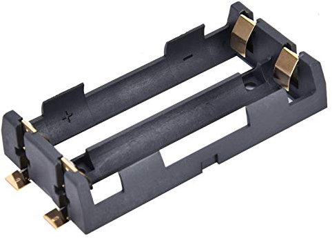 Battery Holder Box, 18650 Holder, 2Pcs 2 Batteries Holder Box Storage Case for SMD 18650 DIY Charging Power Supply