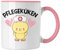 Trendation - Pflegeküken Tasse Geschenk Krankenschwester Ärztin Lustige Kaffeetasse Geschenkidee Altenpflegerin Pflegerin (Rosa)