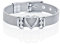 Kistanio Mesh Charm Armband Starter-Set Silberfarben inkl. 3 Charms