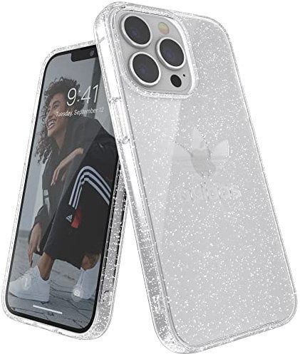 adidas Originals Clear Molded Protective Case for iPhone 13/13 Pro, Slim Phone Case Logo