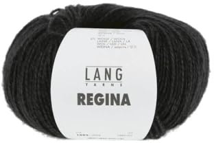 Lang Yarns - Regina 0004 schwarz 50 g