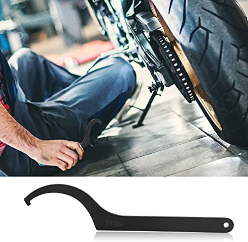 Alpha Rider C Spanner Tool Adjustable Hook Wrench for Ducati | for 748 848 916 996 1098 1198 1199 1299 V4 Hypermotard 796 821 1100, Monster with Single-Sided Axle Swingarm